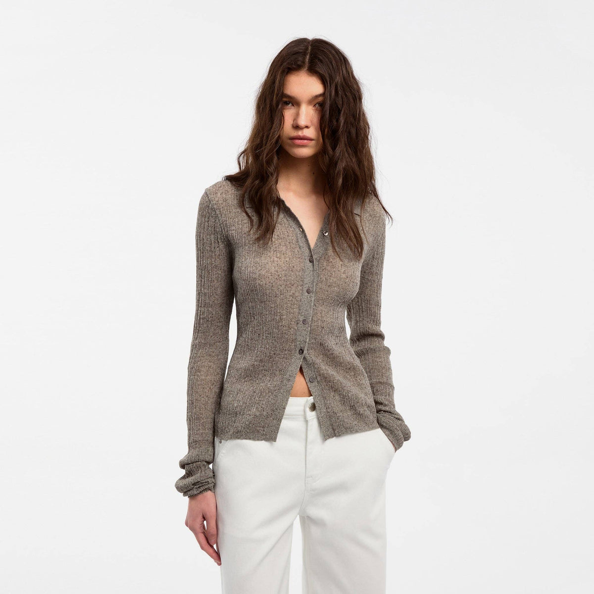 Camicetta a maglia CUBIC maniche lunghe