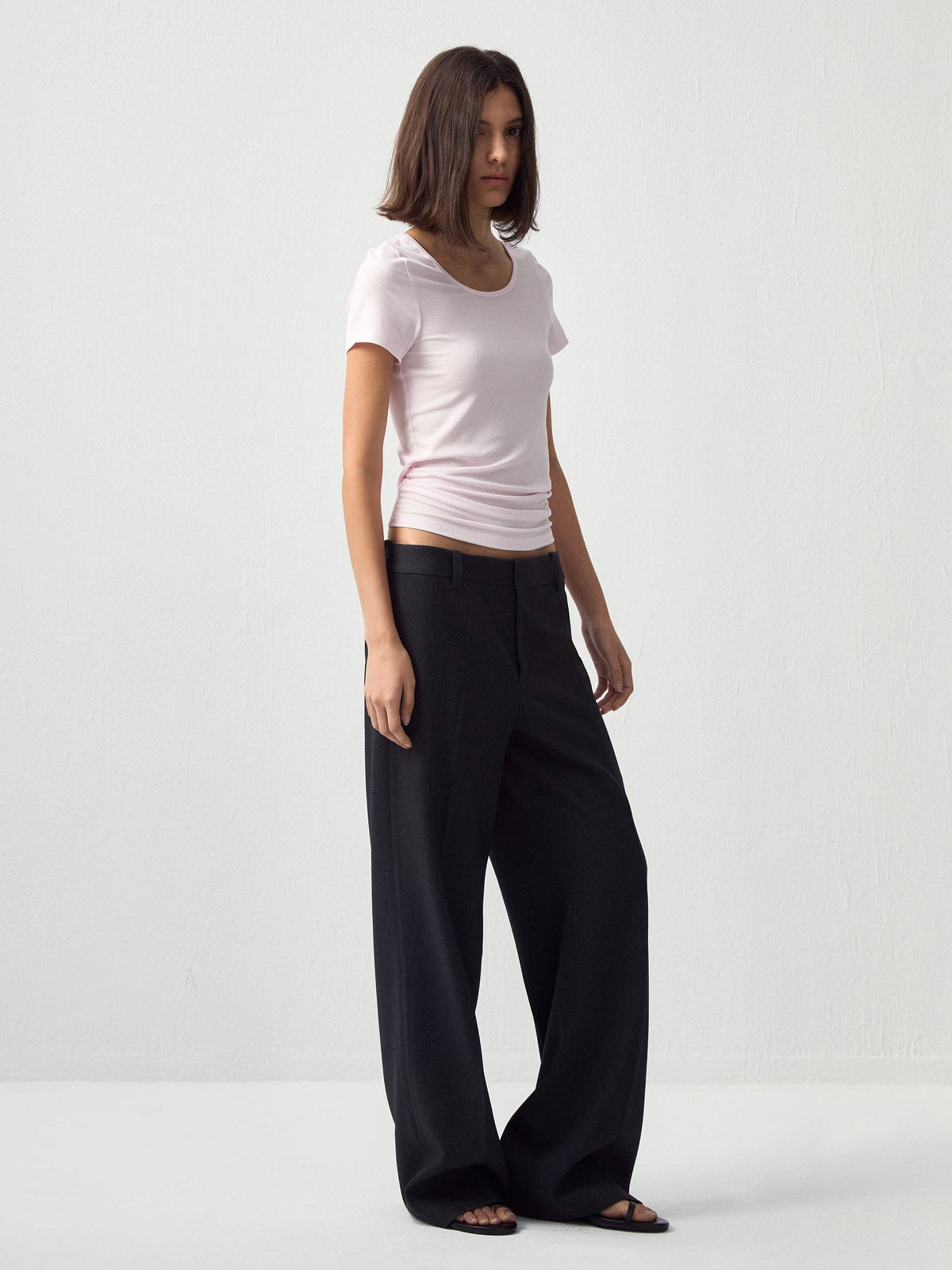 Pantaloni da completo casual CUBIC a gamba dritta: Dark Grey