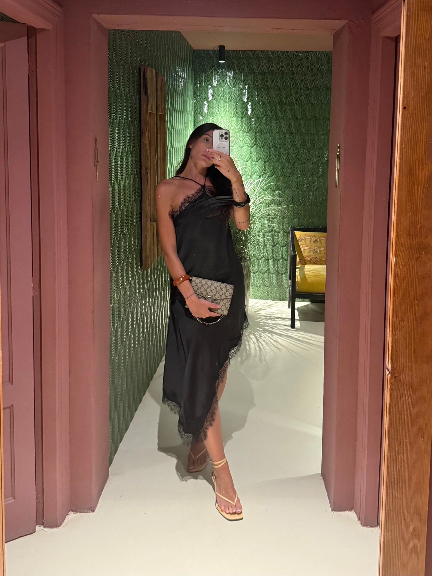 Vestito triangle in pizzo - tre colori