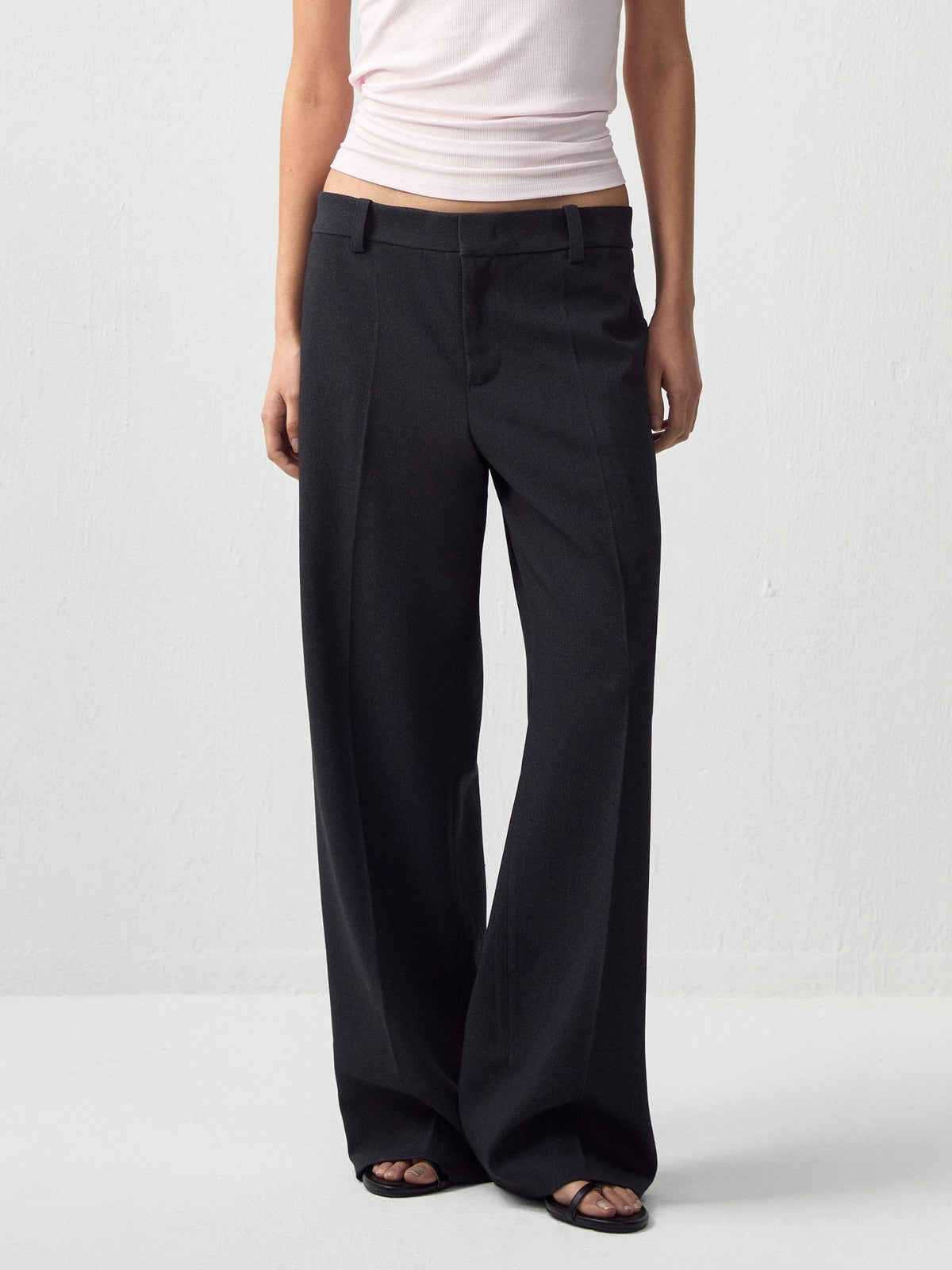 Pantaloni da completo casual CUBIC a gamba dritta: Dark Grey