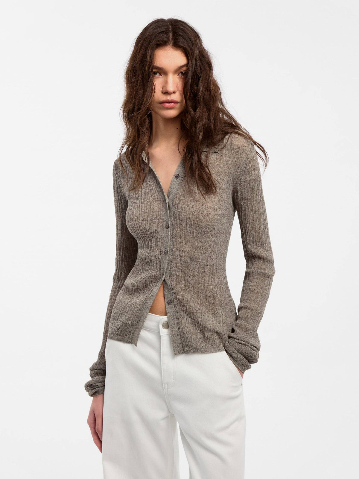 Camicetta a maglia CUBIC maniche lunghe