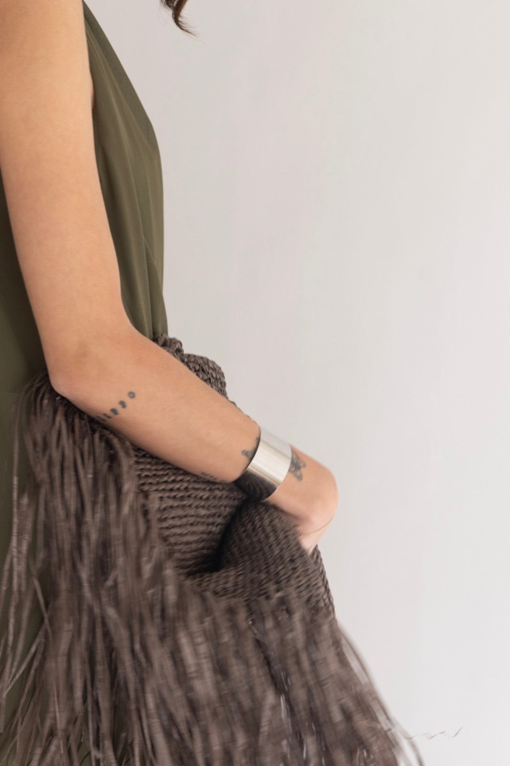 Bracciale Rigido Argentato