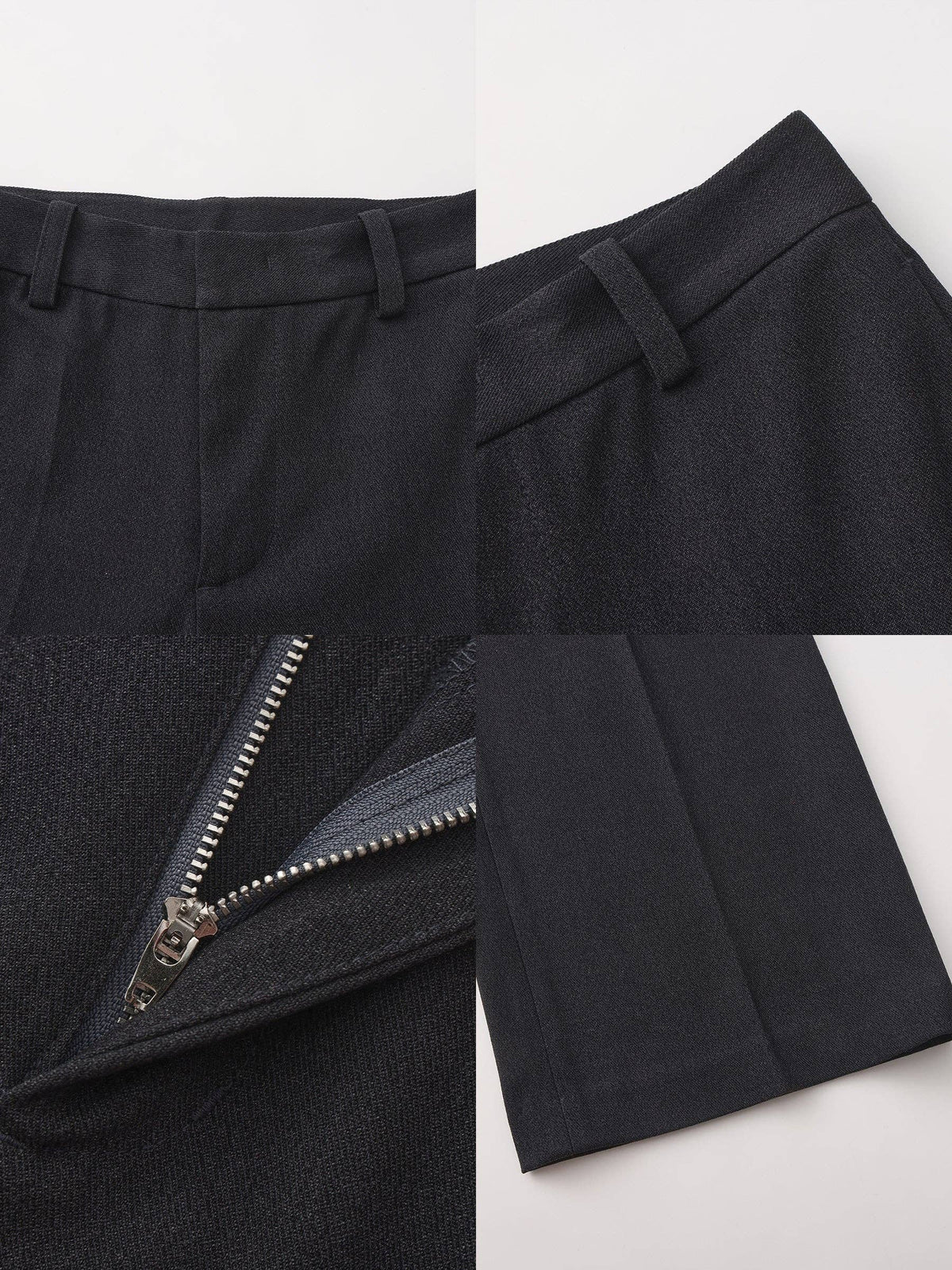 Pantaloni da completo casual CUBIC a gamba dritta: Dark Grey