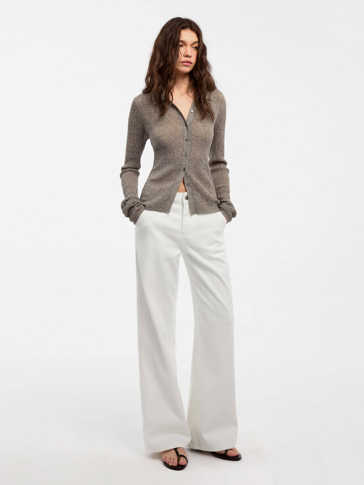 Camicetta a maglia CUBIC maniche lunghe