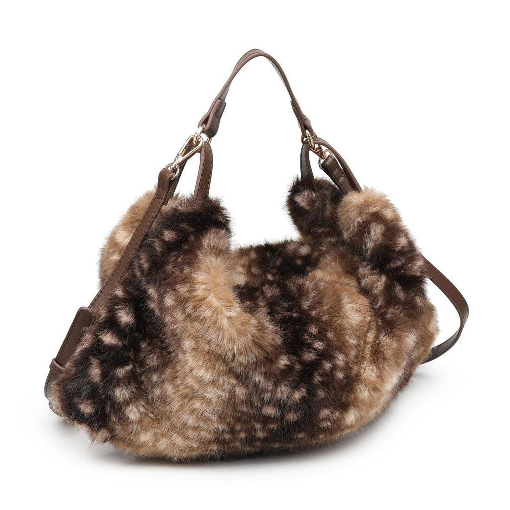 Borsa tote Nash by URBAN: Marrone bambi print