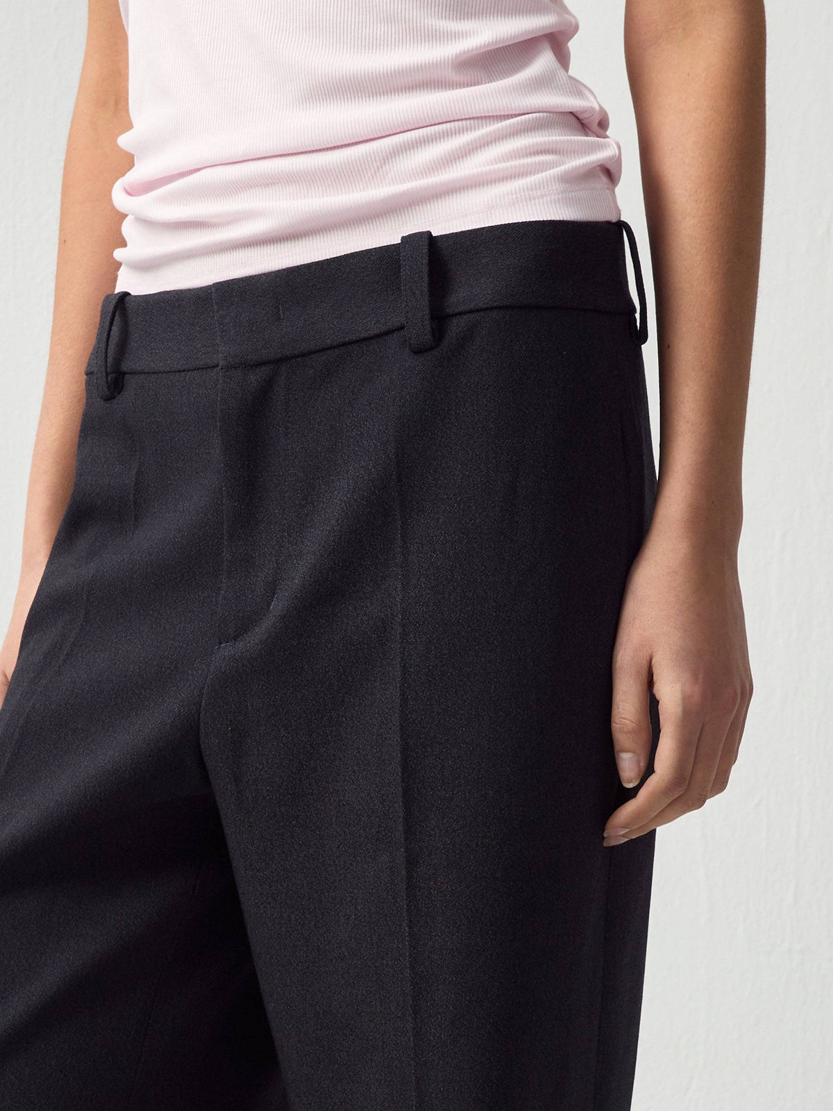 Pantaloni da completo casual CUBIC a gamba dritta: Dark Grey