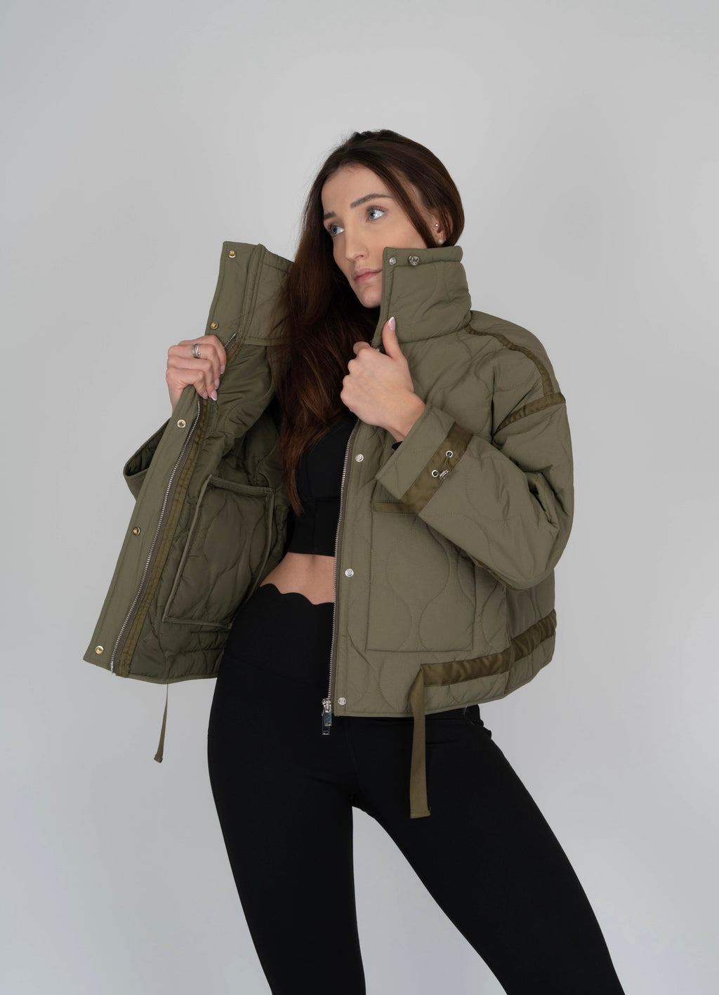 Giacca Puffer | Verde