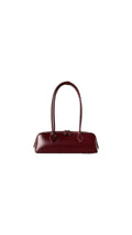 Borsa Baguette in Vera Pelle | Bordeaux