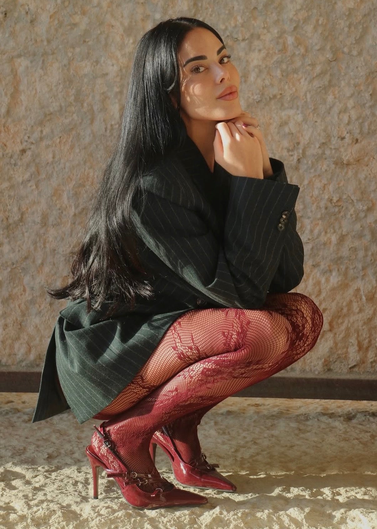 Décolleté Slingback in Vernice | Bordeaux