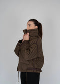 Dark Brown Puffer Jacket