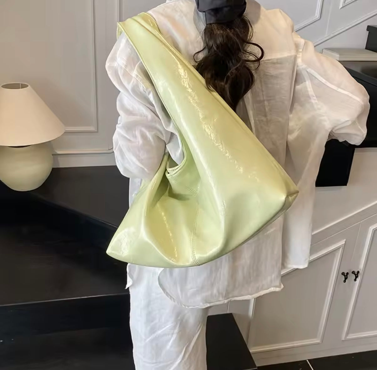 Borsa in ecopelle slouchy