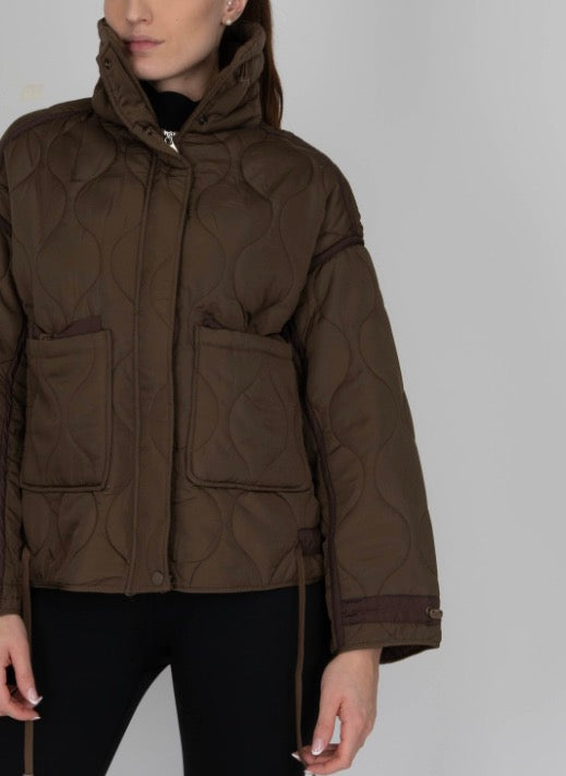 Giacca Puffer | Marrone Scuro
