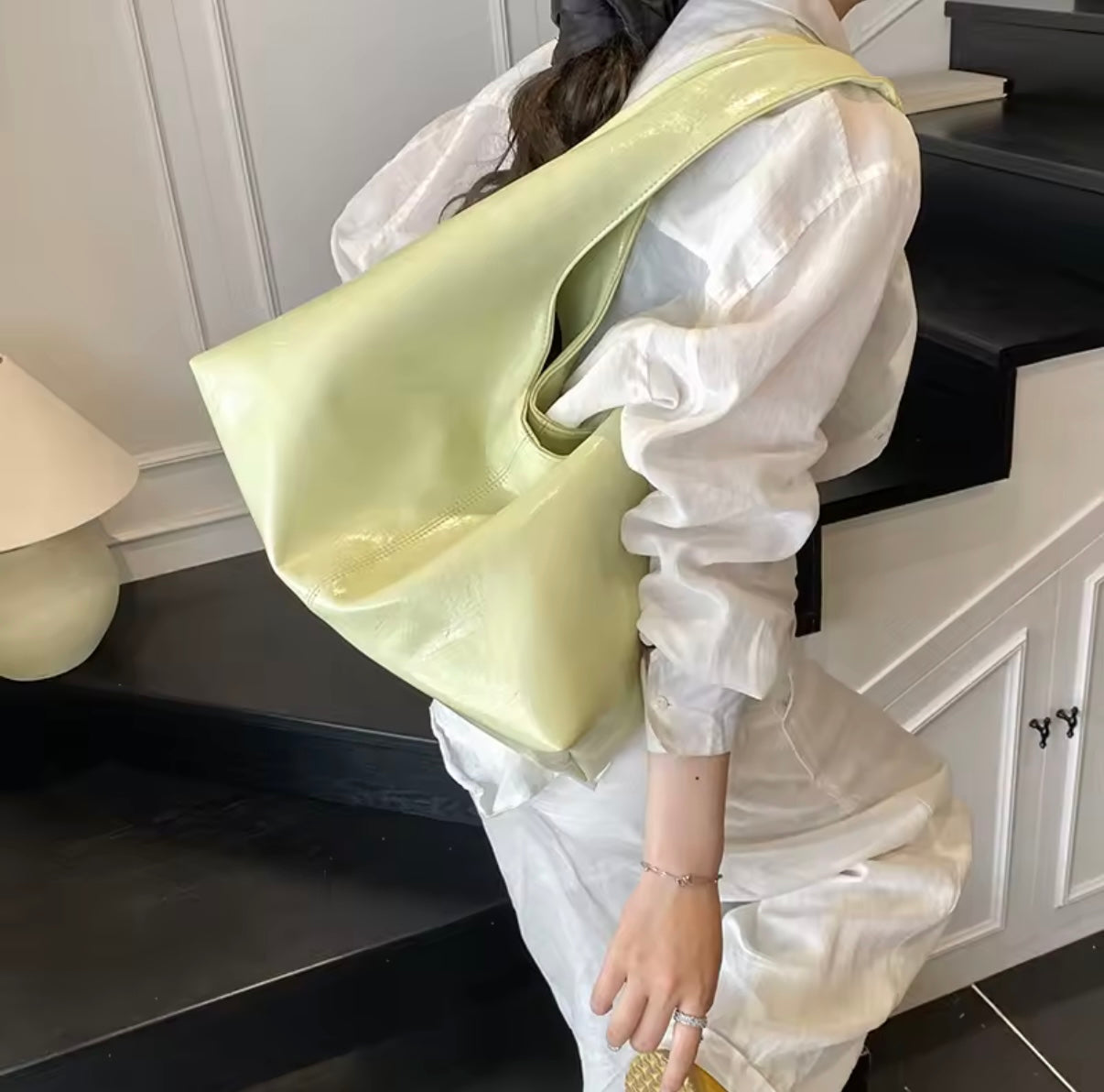 Borsa in ecopelle slouchy