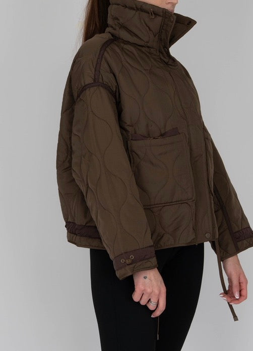 Giacca Puffer | Marrone Scuro