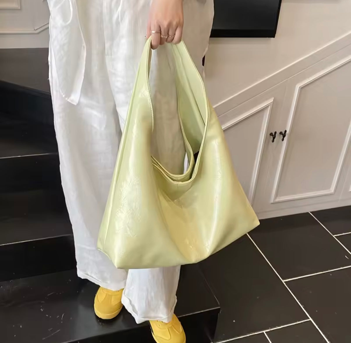 Borsa in ecopelle slouchy