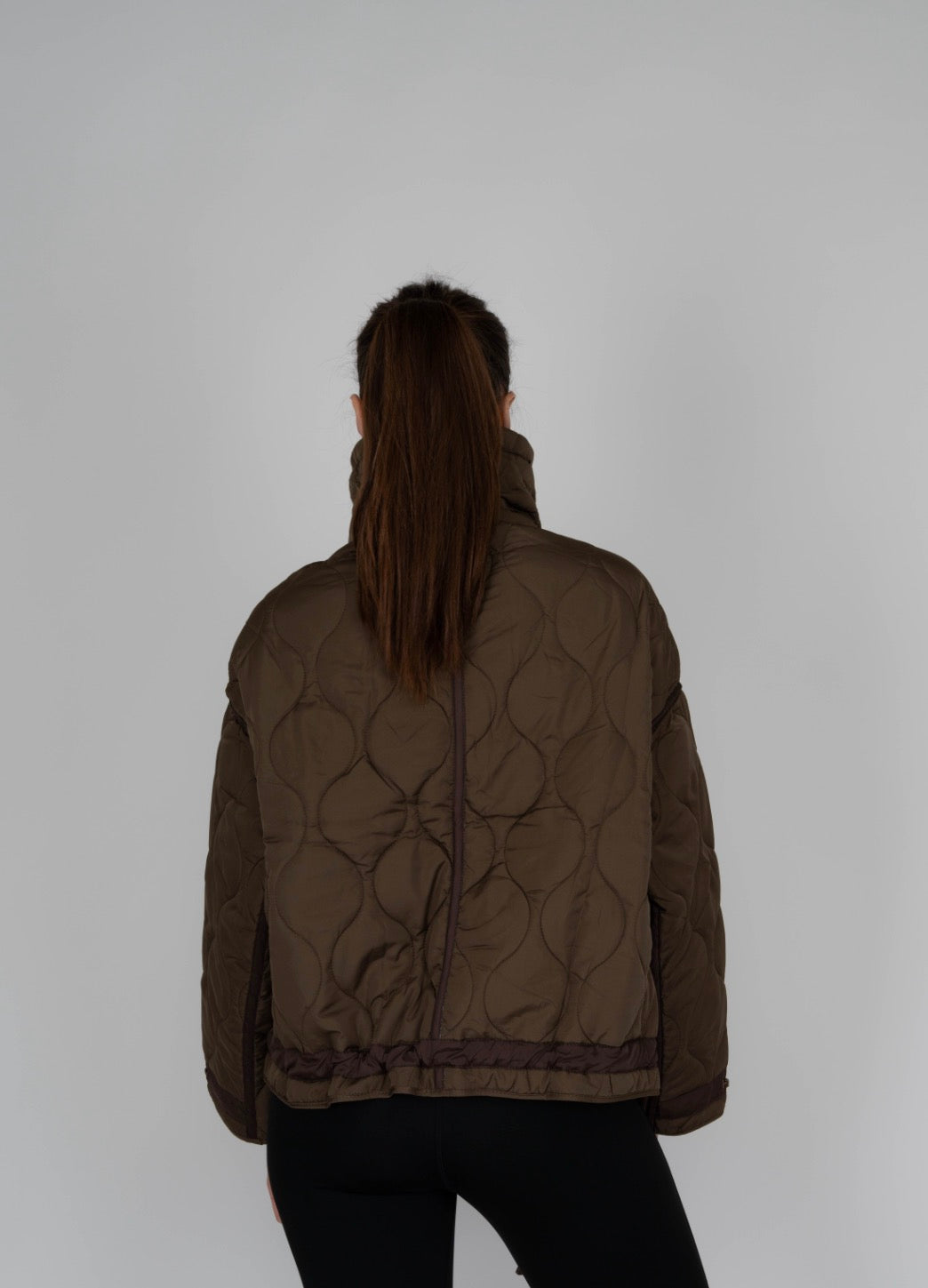 Giacca Puffer | Marrone Scuro