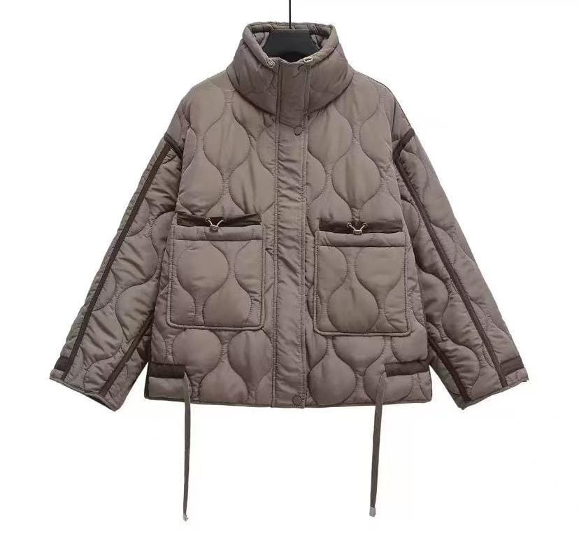 Giacca Puffer Marrone