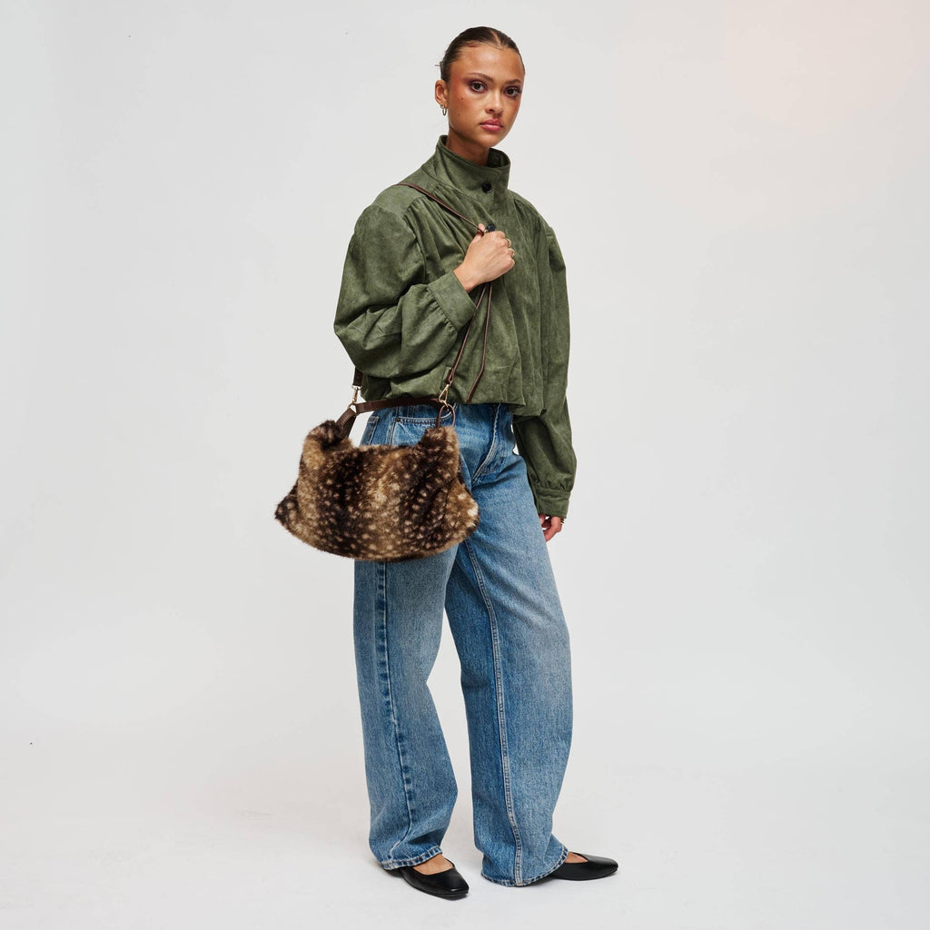Borsa tote Nash by URBAN: Marrone bambi print