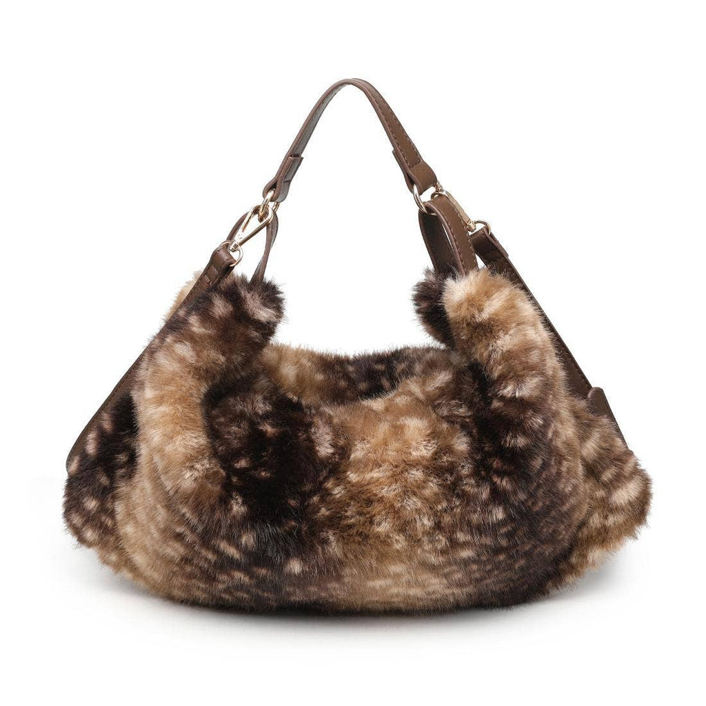 Borsa tote Nash by URBAN: Marrone bambi print