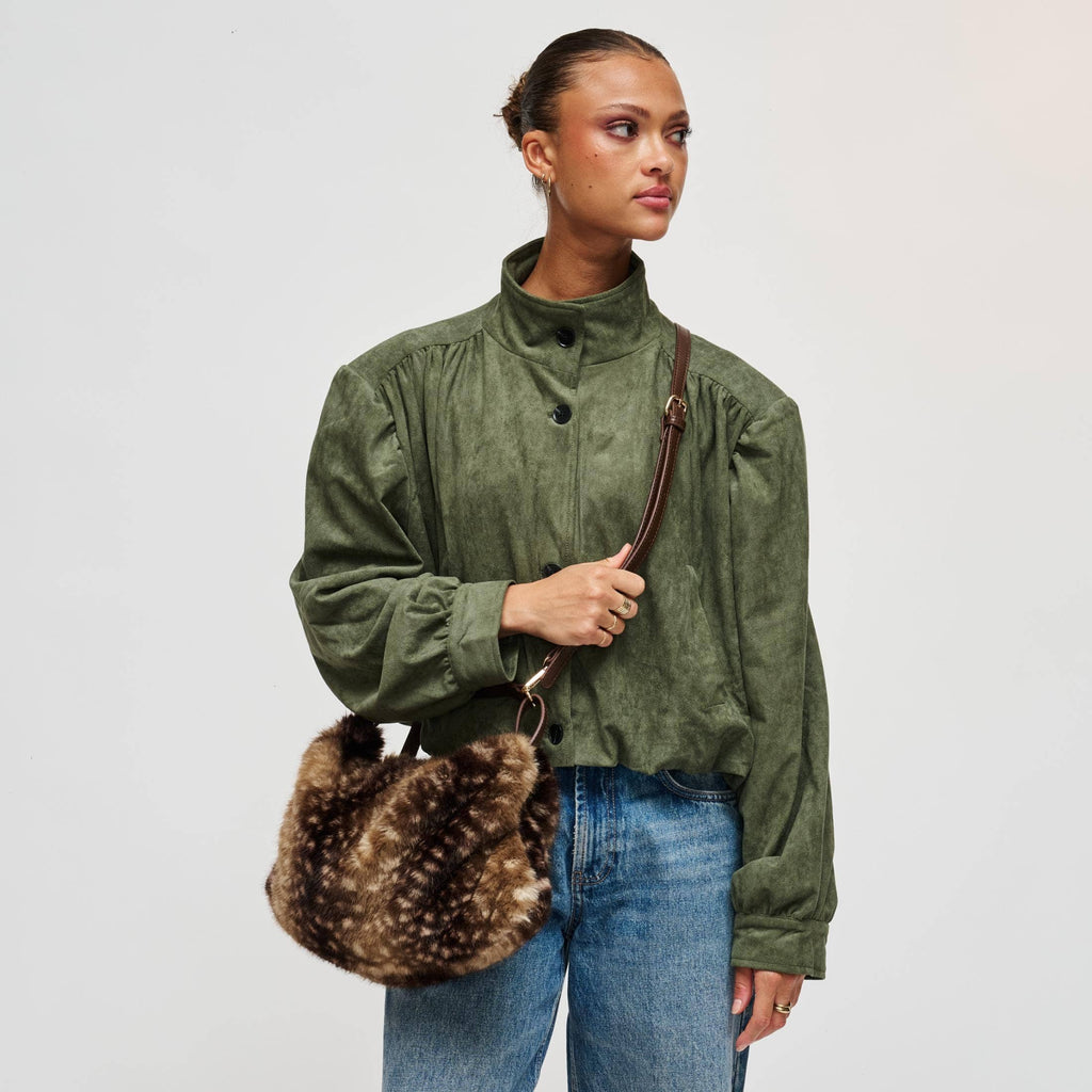 Borsa tote Nash by URBAN: Marrone bambi print